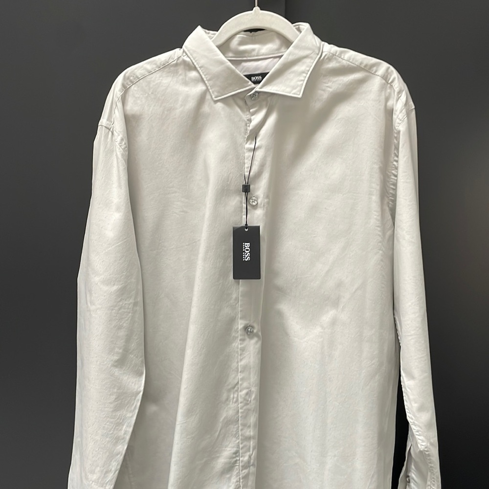 Boss long sleeved button down shirt